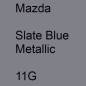 Preview: Mazda, Slate Blue Metallic, 11G.